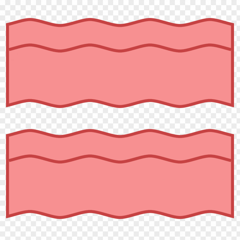 Bacon Red Pink Rectangle Maroon PNG