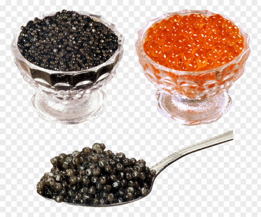 Beluga Caviar Roe Sockeye Salmon Red PNG