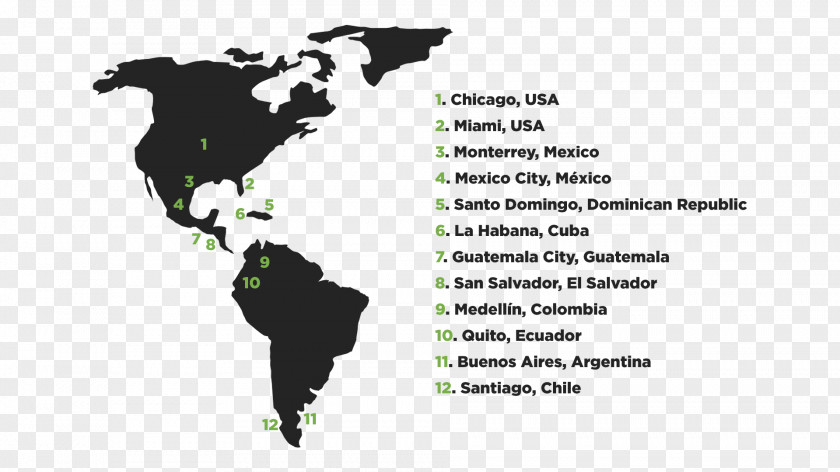 Latin America Map World Globe Cartography PNG