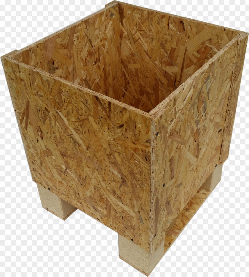 Wooden Box Plywood Lumber Oriented Strand Board PNG