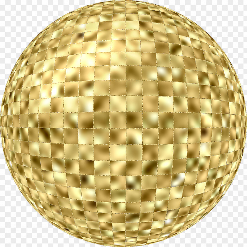 Brass 01504 Sphere Gold PNG