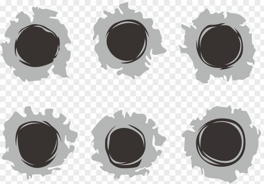 Bullet Holes Vector Cartridge Download PNG