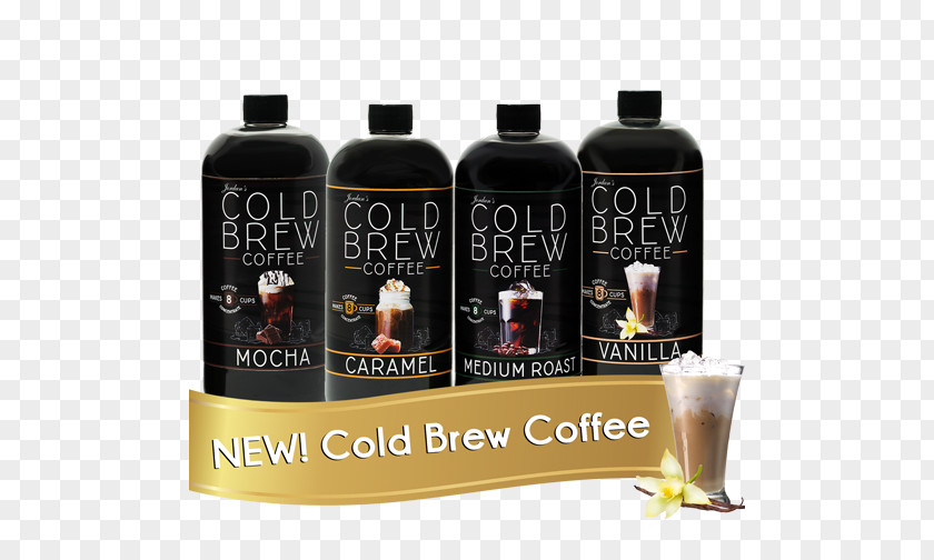 Cold Brew Bottle Latte Cup Cafe PNG