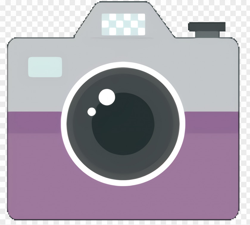 Digital Camera Lavender Background PNG