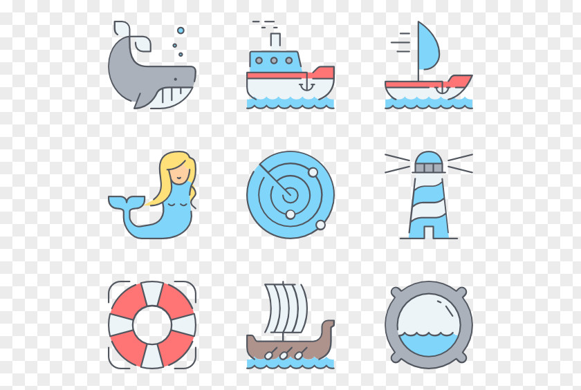 Marine Vector Clip Art PNG