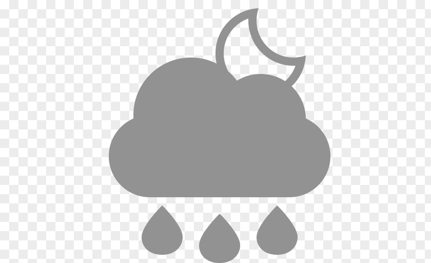 Raindrops Rain Cloud Weather Symbol PNG