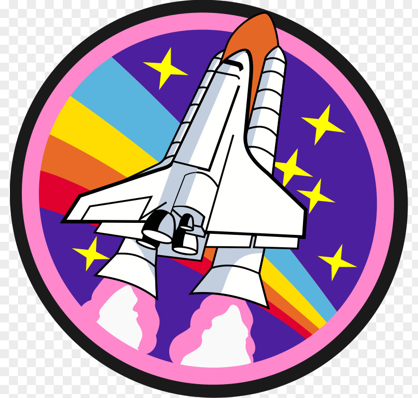 Round T-shirt Rocket Spacecraft Clip Art PNG
