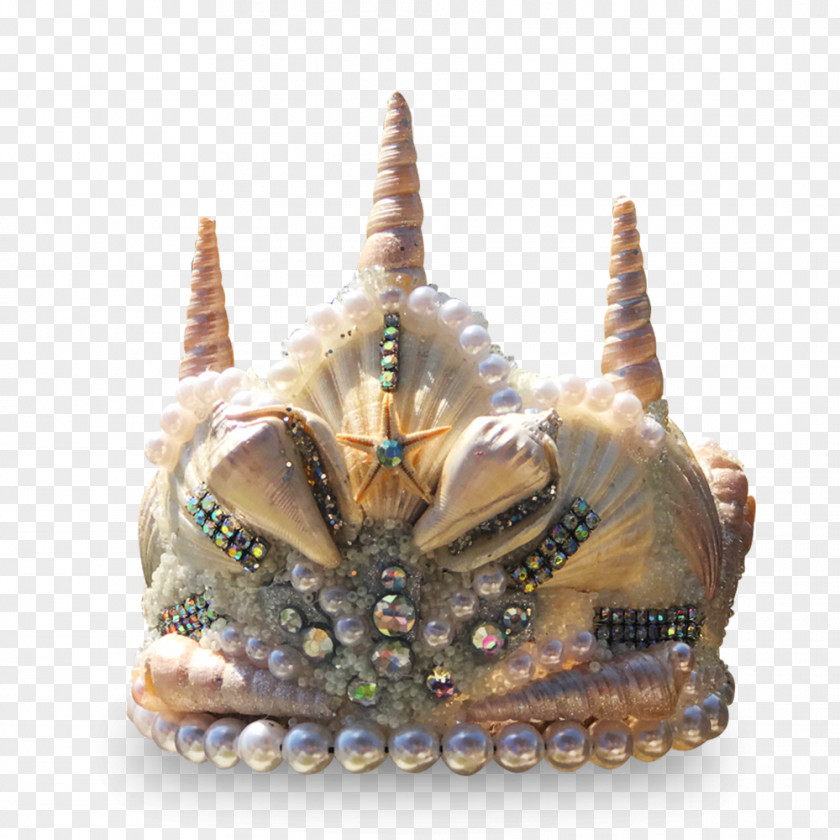 Seashell Crown Mermaid Headpiece Tiara Clothing Accessories PNG
