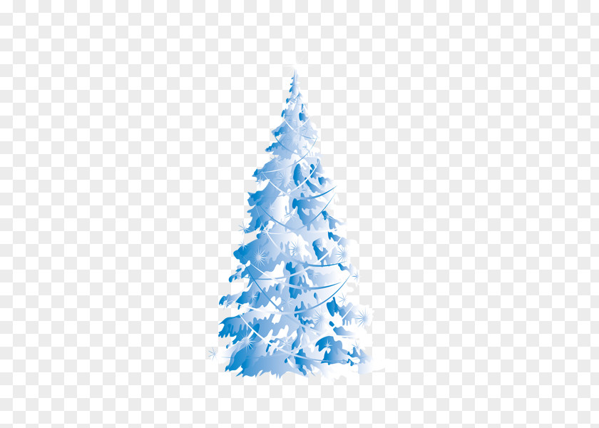 Snow Pine Santa Claus Christmas Tree PNG