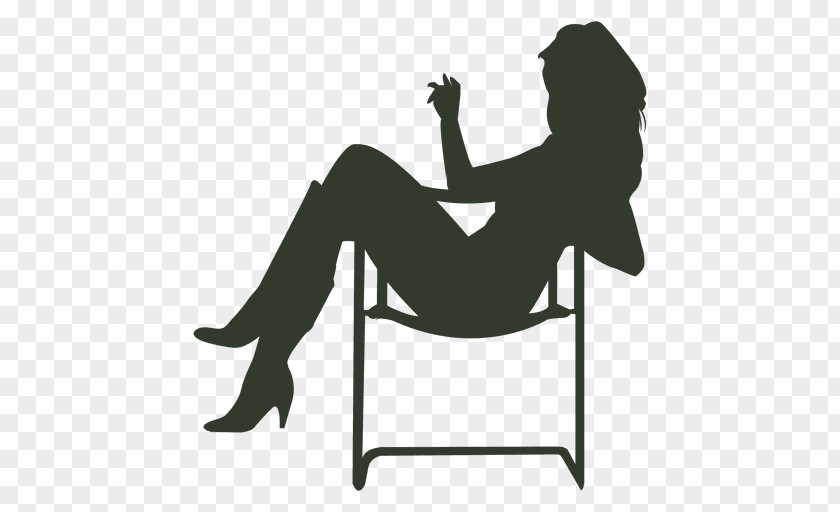 Woman Sitting Silhouette Clip Art Drawing PNG