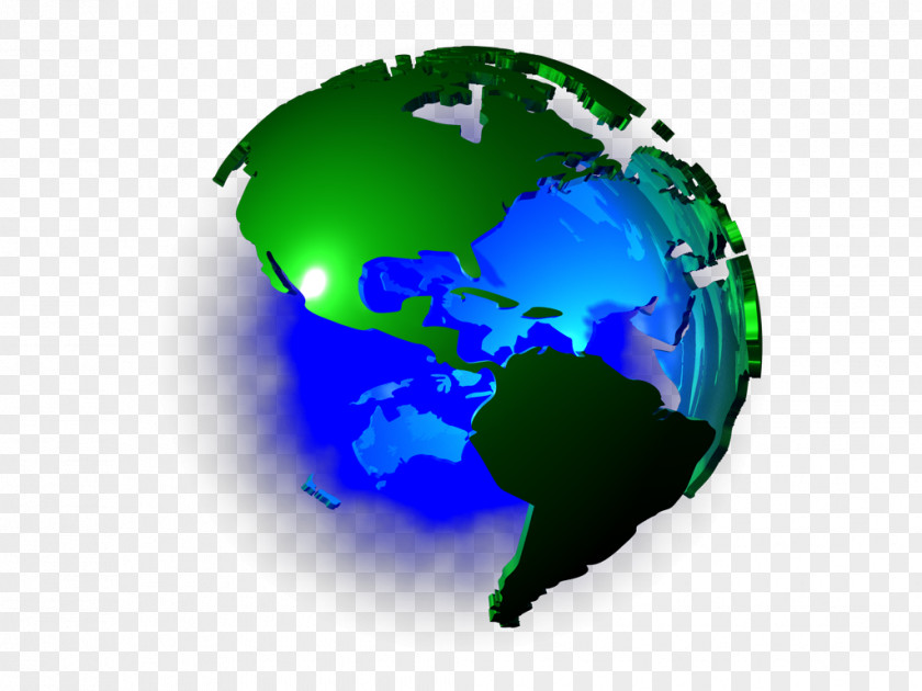 3d World Globe Logo Three-dimensional Space PNG