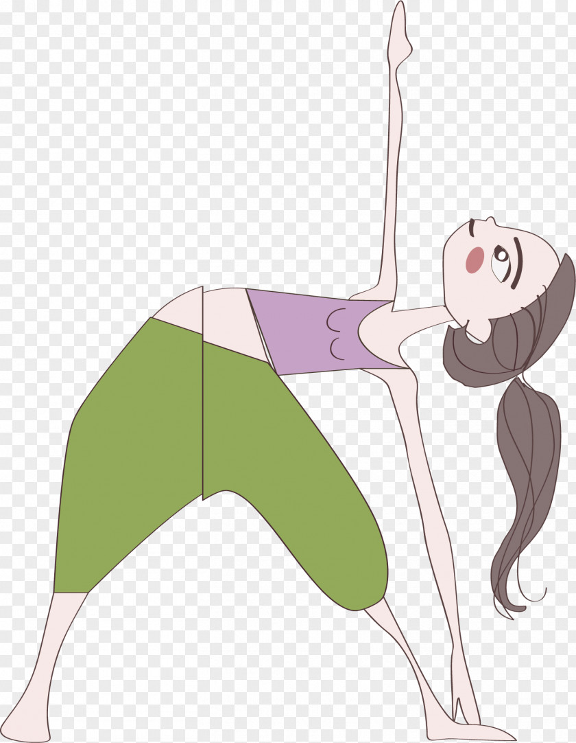Cartoon Creative Yoga Chart Designer Illustration PNG