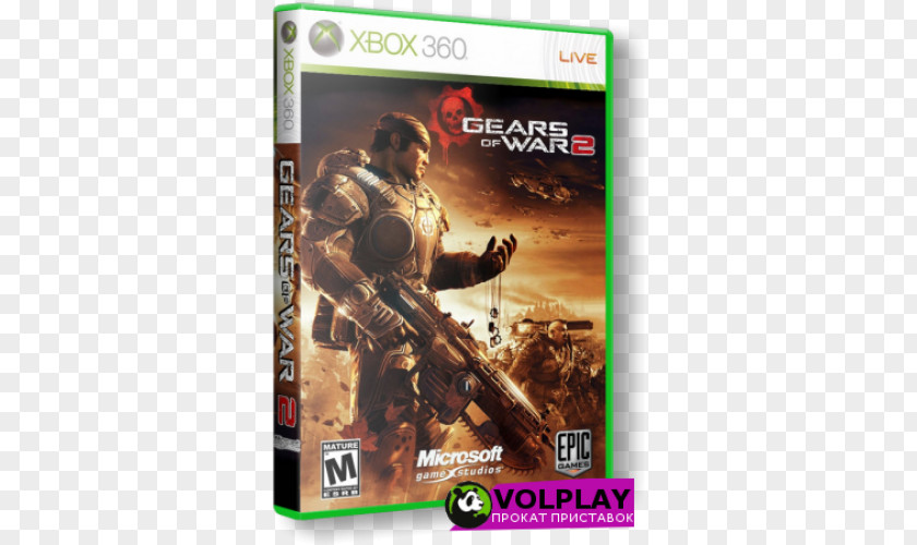 Gears Of War 2 3 4 Xbox 360 PNG
