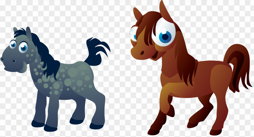 Mustang Pony Foal Stallion Muskox PNG
