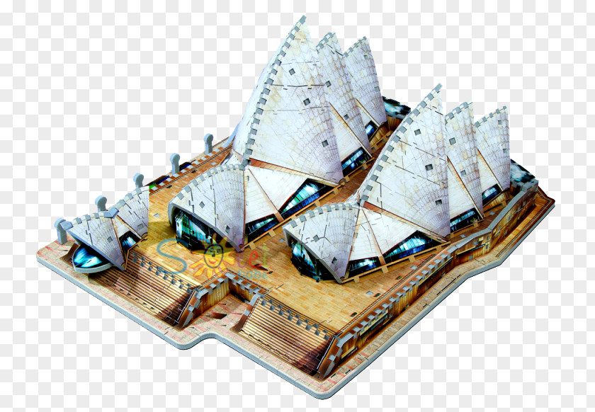 Opera Sydney House Puzz 3D Jigsaw Puzzles Wrebbit PNG