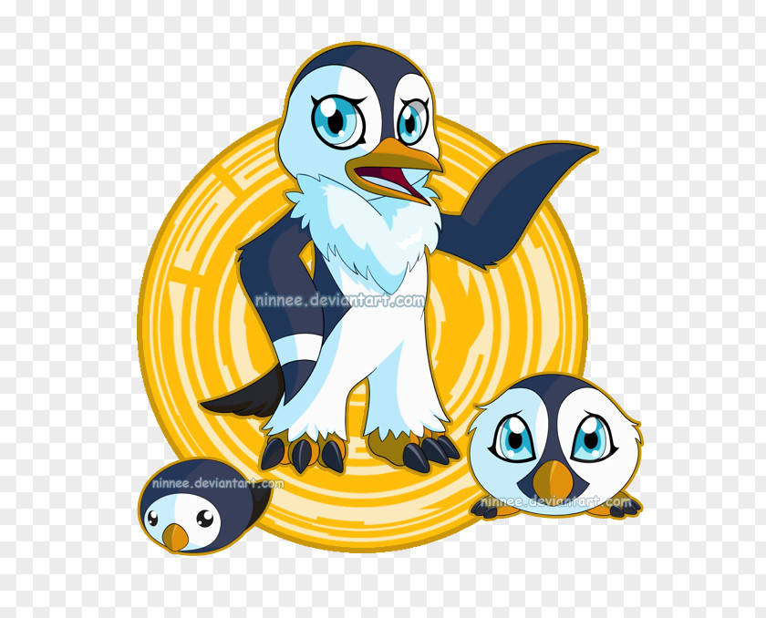 Penguin Gomamon Agumon Digimon Fan Art PNG