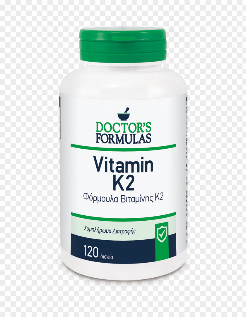 Vitamin K Dietary Supplement B Vitamins Magnesium Doctor's Formulas PNG