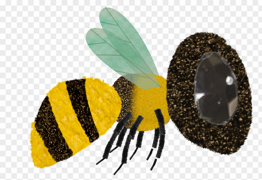 Buzzing Bee Product Design M. Butterfly PNG