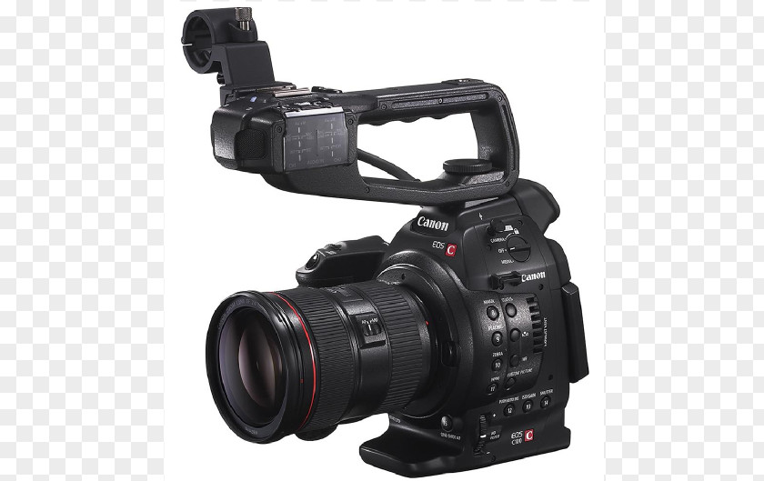 Camera Canon EOS C100 Mark II EF Lens Mount Cinema PNG