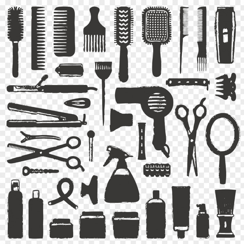 Hairdressing Tools Stock Photography Vector Graphics Illustration Royalty-free PNG