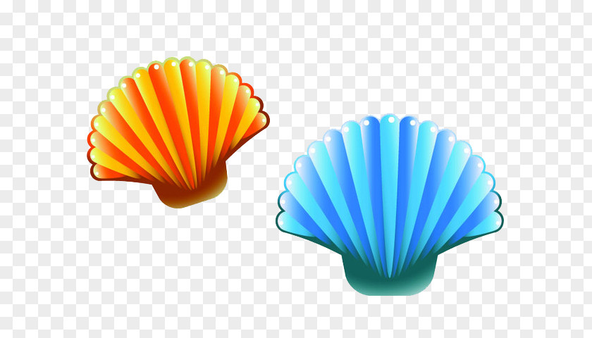 Marine Elements Cartoon Seashell Poster PNG