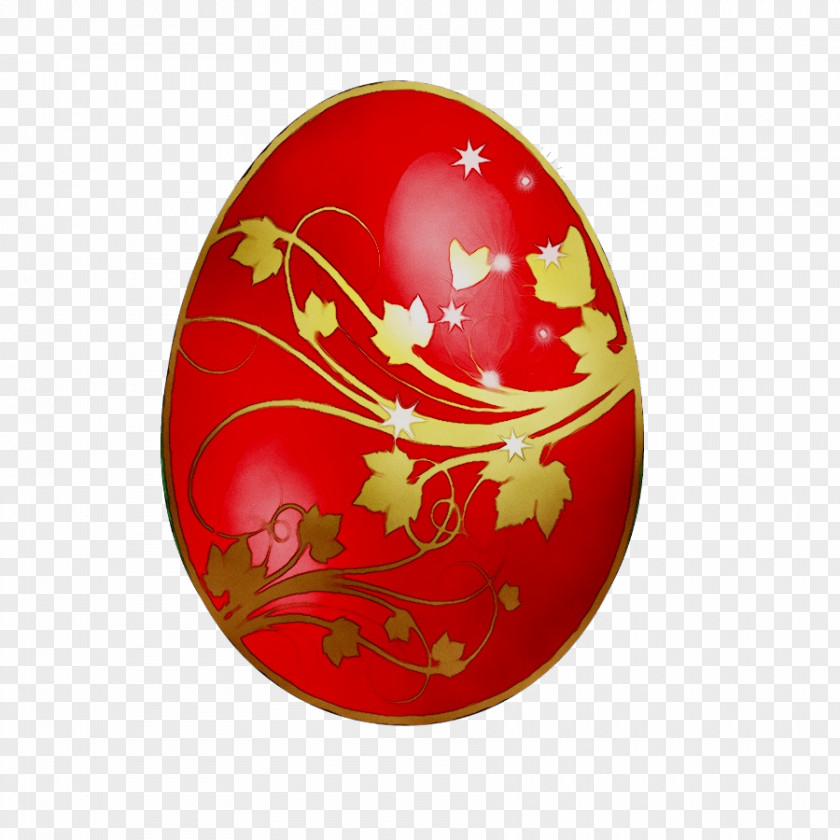 Red Easter Egg Bunny PNG