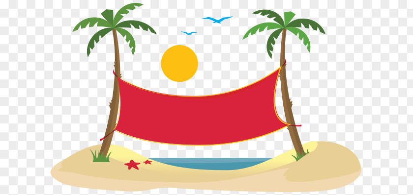 Australia Beaches Clip Art Vector Graphics Image Illustration Hammock PNG