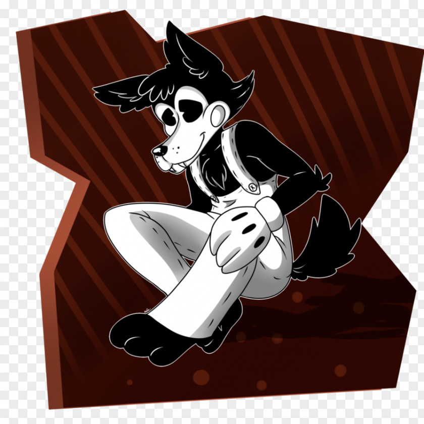Bendy And The Ink Machine Drawing Gray Wolf Cartoon Fan Art PNG