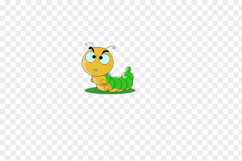 Caterpillar Cartoon Avatar Animation Q-version PNG