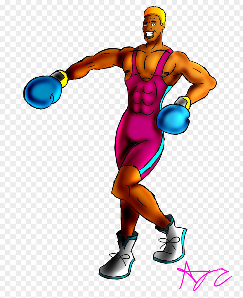 Disco Punch-Out!! Wii Glass Joe Art Drawing PNG