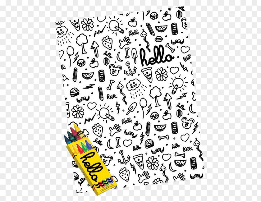 Goldendoodle Drawing Crayon Poster Doodle PNG