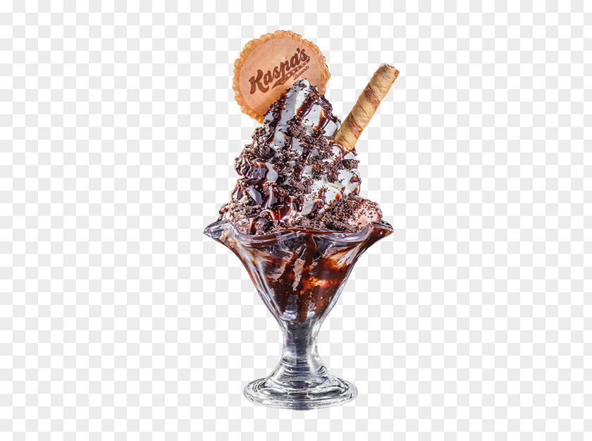Ice Cream Sundae Chocolate Dame Blanche Biscuits PNG