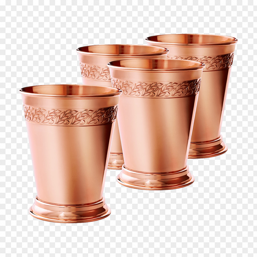 Mint Julep Copper Cocktail Moscow Mule Glass PNG