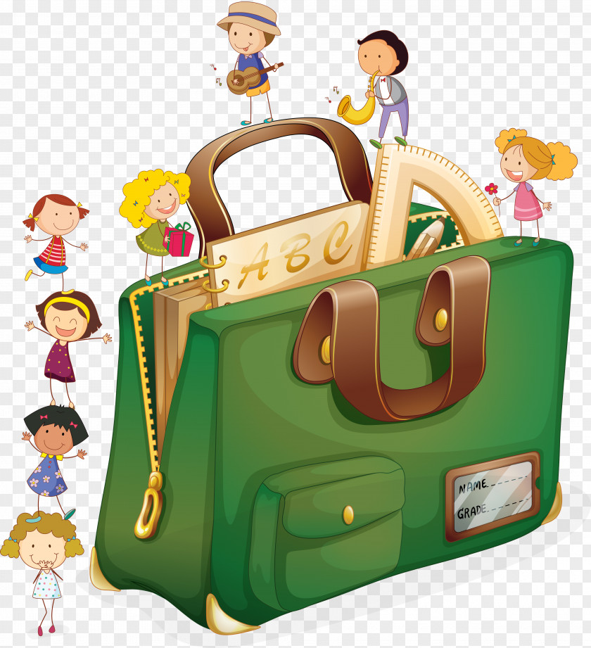 Schoolbag Backpack Bag Clip Art PNG