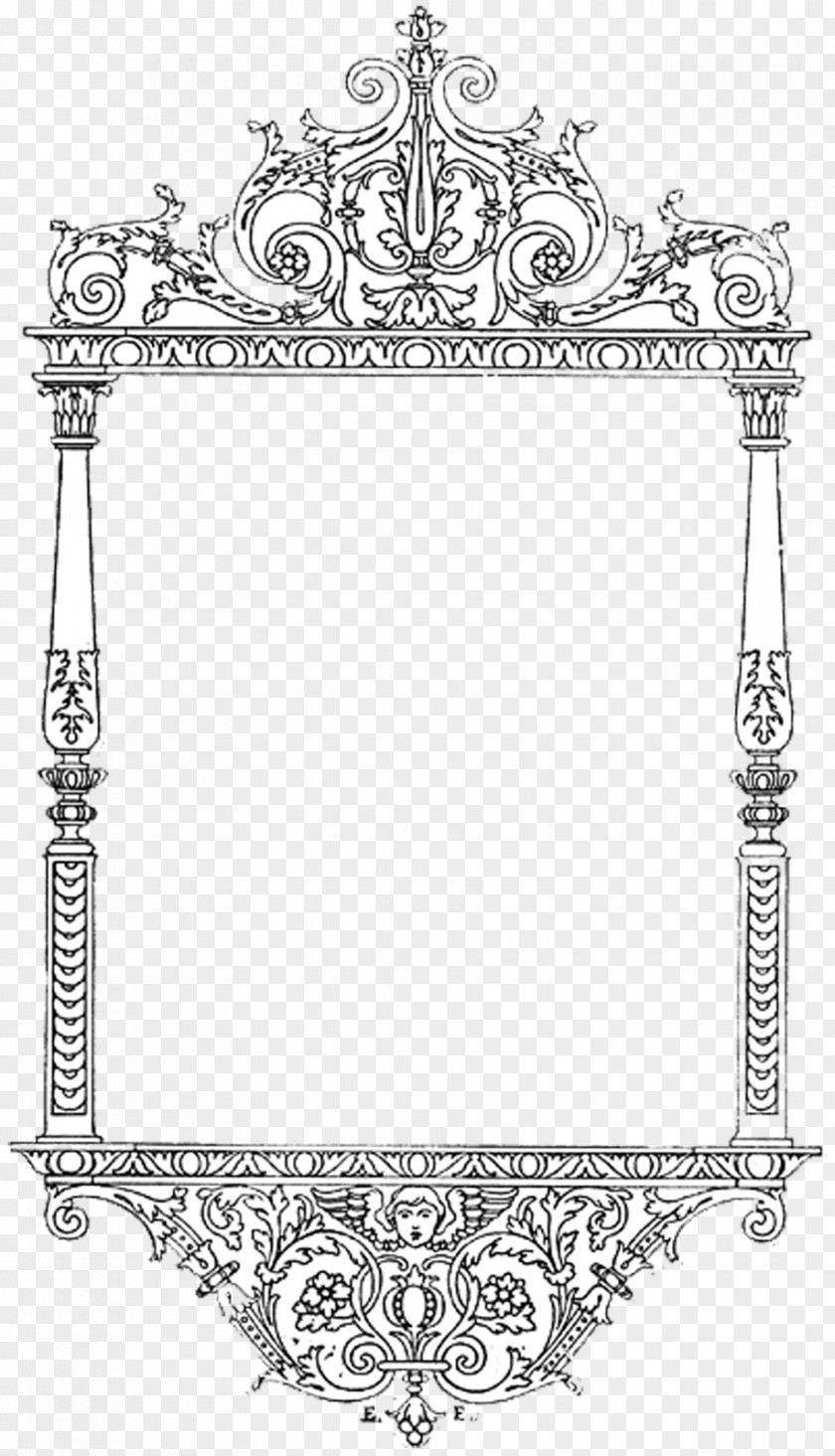 Vintage Border Borders And Frames Ornament Picture Clip Art PNG