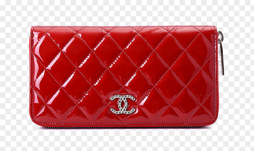 CHANEL Chanel Red Quilted Clutch Handbag Perfume Fashion PNG
