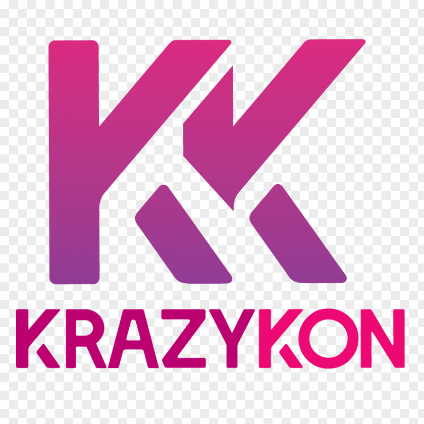 Concert Promotion Logo Krazy Kings! Font Brand Pink M PNG