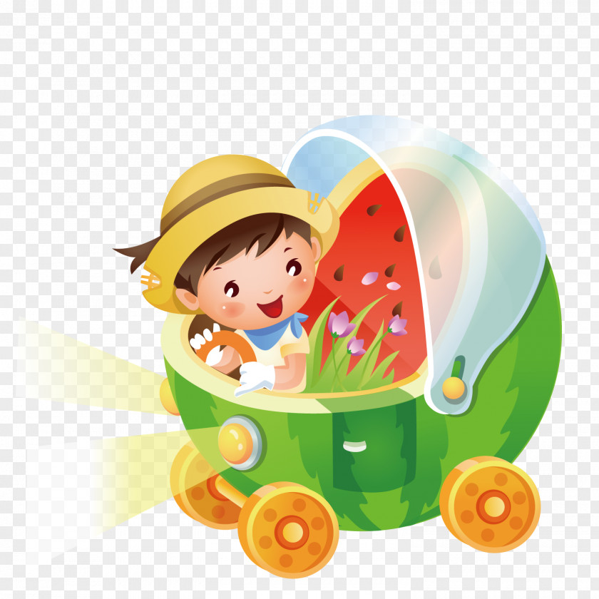 Driving A Small Boy In Watermelon Car Arabic Name Meaning Muslim Pronunciation PNG
