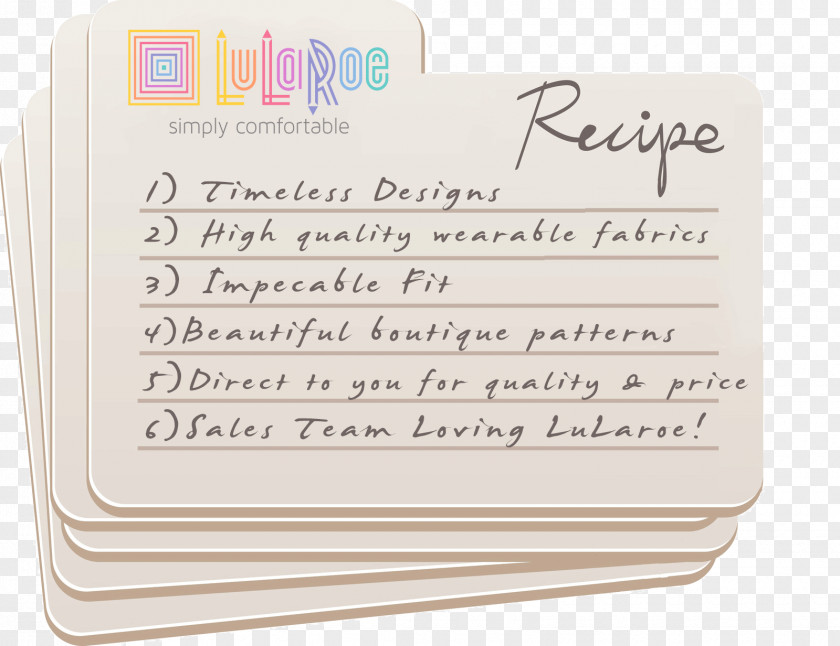 Fashion Recipes Material Font PNG