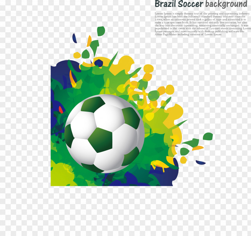Football Brazil 2014 FIFA World Cup Jersey PNG