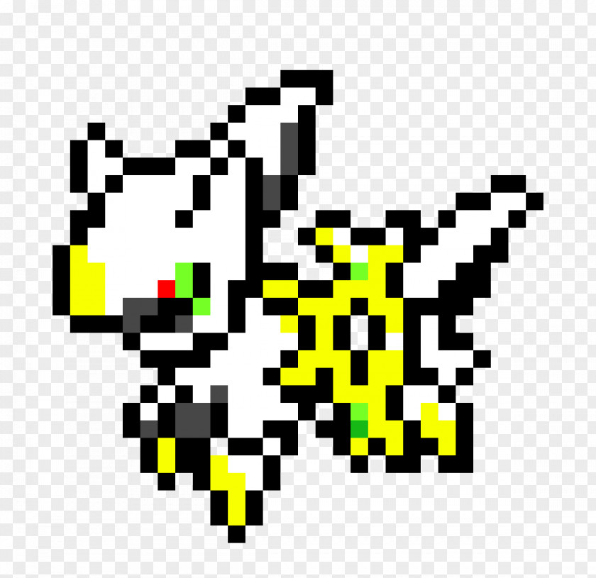 Pikachu Arceus Bead Pokémon Pixel Art PNG