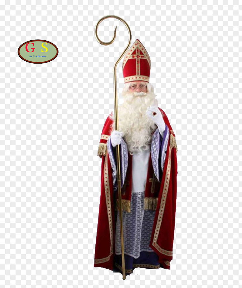 Saint Nicholas Santa Claus Sinterklaas Zwarte Piet Costume Christmas PNG