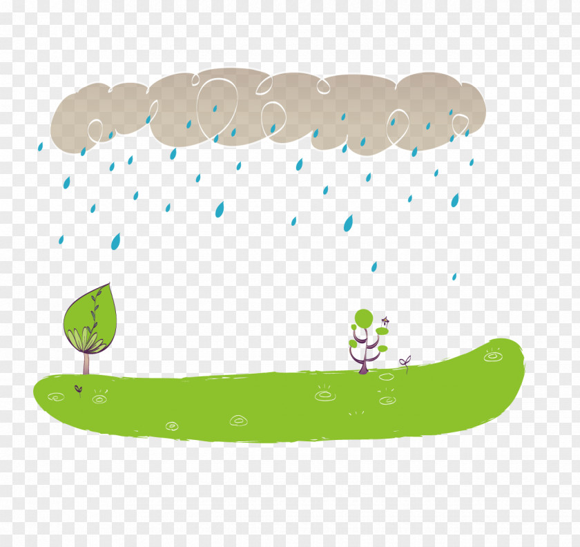 Silent Spring Rain Vector Material Balloon Lonely Child Illustration PNG