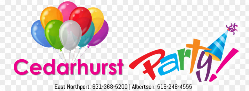 Balloon BoPET Logo Cedarhurst Party Birthday PNG