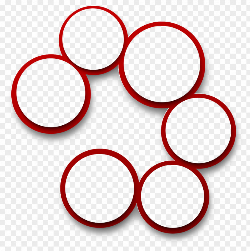 Creative Simple Background Red Circle Illustration PNG