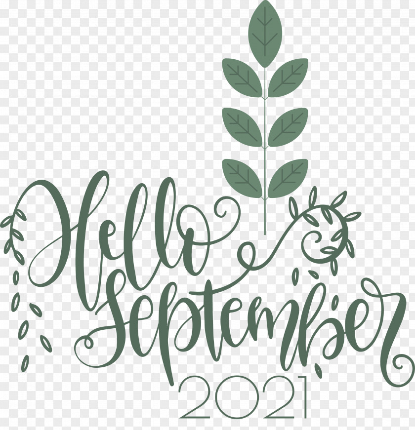 Hello September September PNG