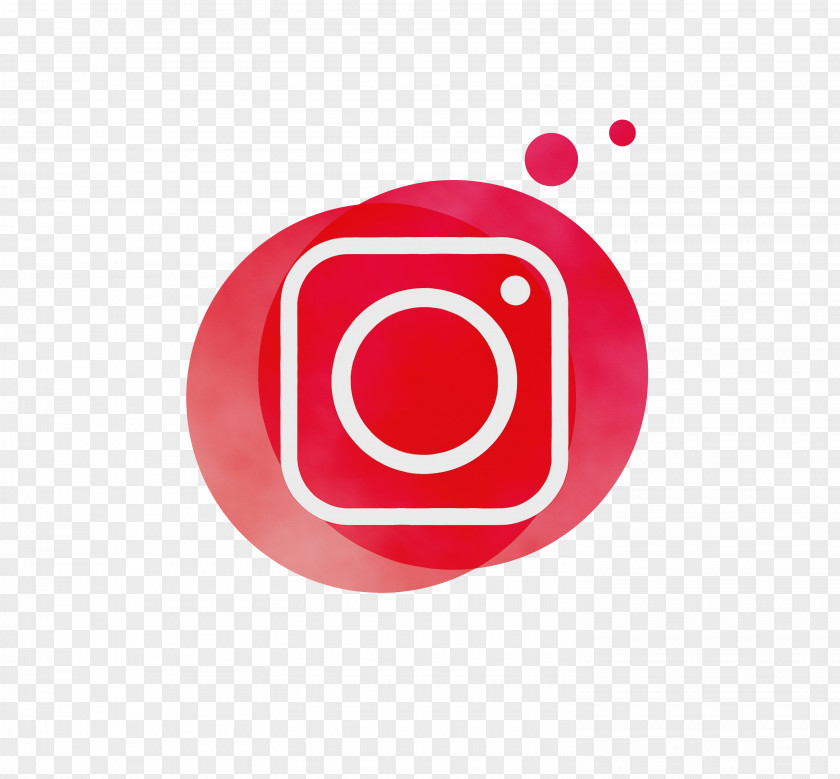 Instagram Logo Icon Watercolor Paint Wet Ink PNG