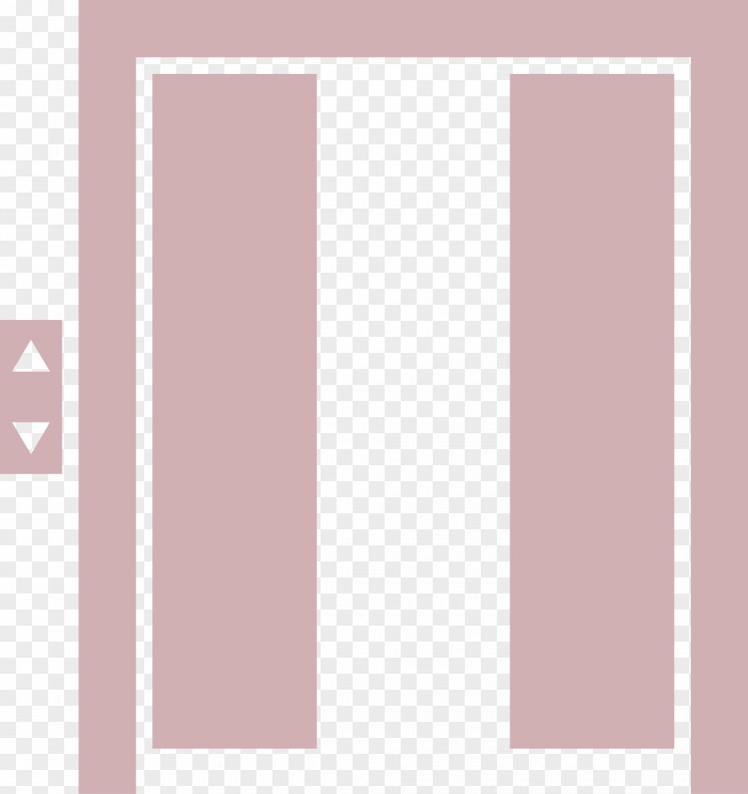 Open Pink Door Vector Riel PNG