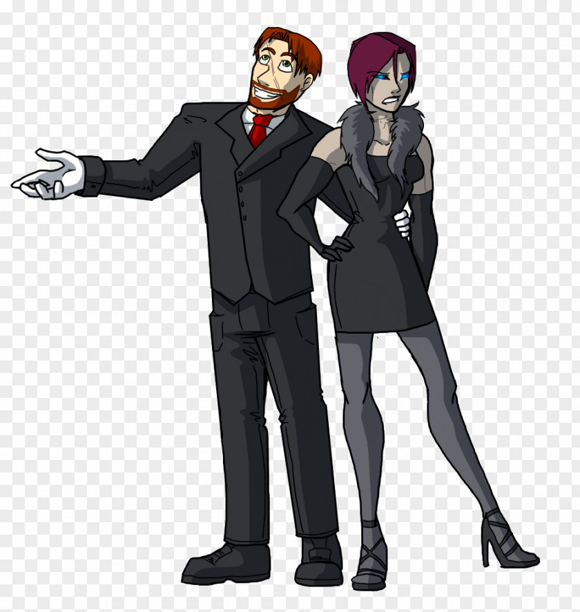 Suit Cartoon Character PNG