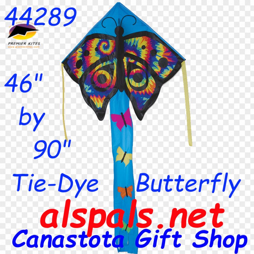 Butterfly Flag Kite Flite Flyer Tie-dye PNG